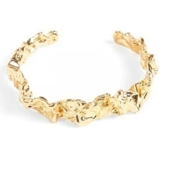 Amber Sceats Jewelry - NWT AMBER SCEATS GOLD CURATEUR Cuff Bracelet. 24K Gold Plated. NWT New w/Dustbag